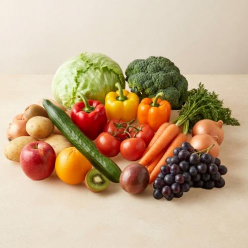 Classic Fruits and vegetables selection