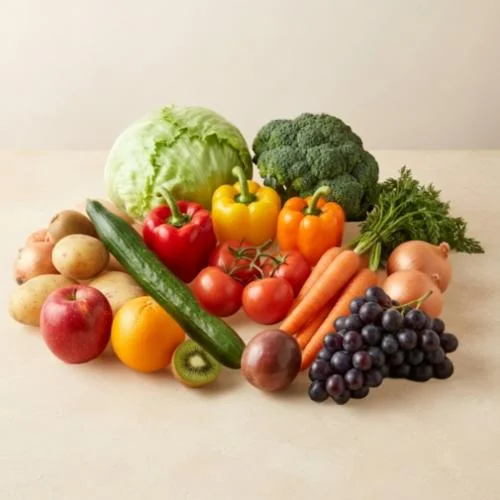 Classic Fruits and vegetables selection